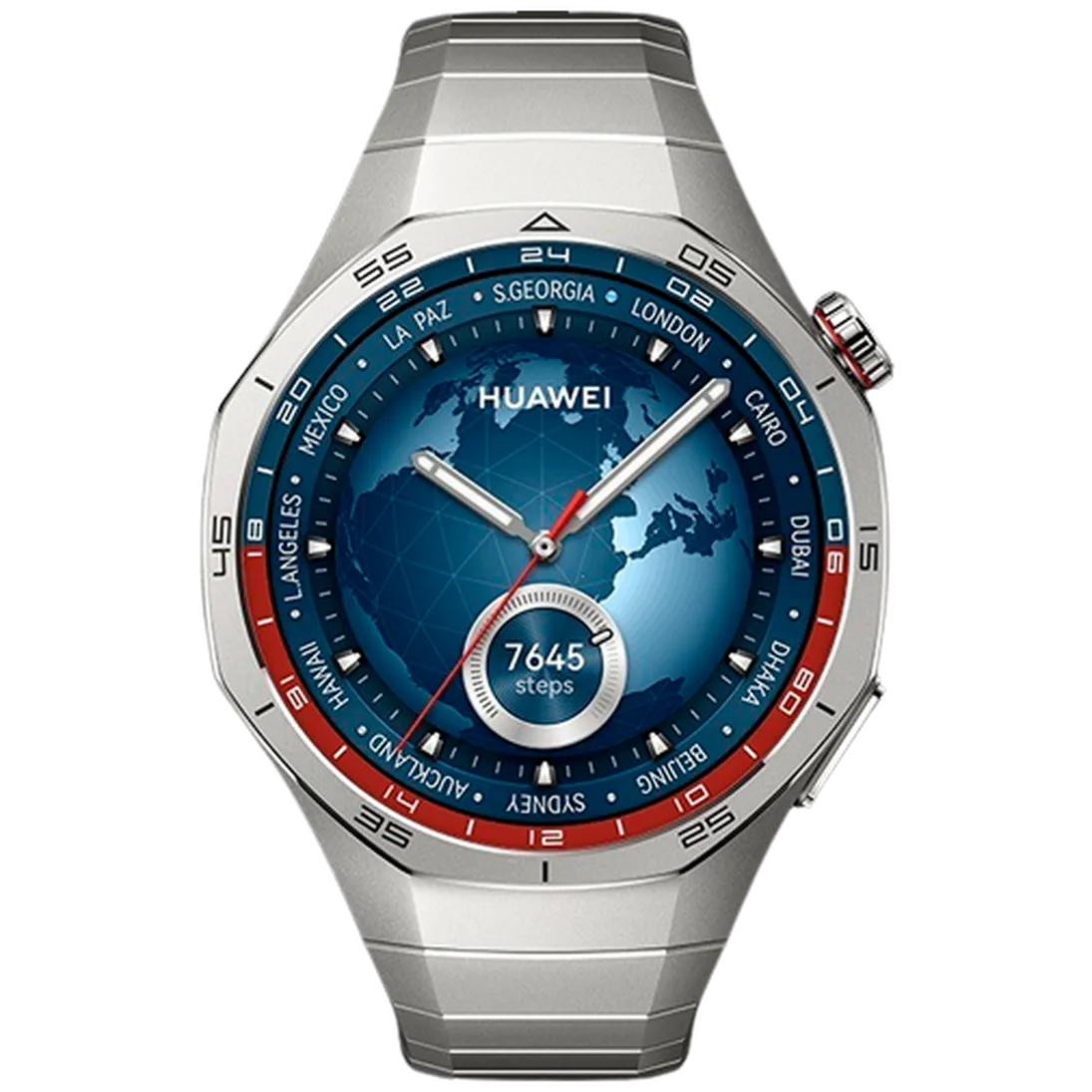 Huawei Huawei Watch GT 5 Pro 46mm Smartwatch - Zilver met Metalen Band
