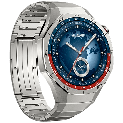 Huawei Huawei Watch GT 5 Pro 46mm Smartwatch - Zilver met Metalen Band
