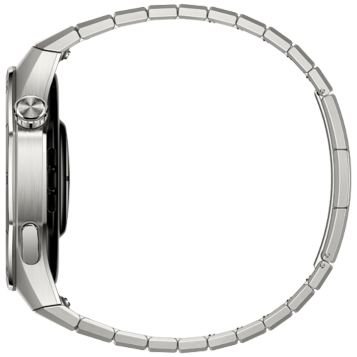 Huawei Huawei Watch GT 5 Pro 46mm Smartwatch - Zilver met Metalen Band