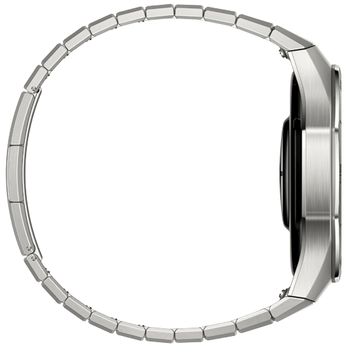 Huawei Huawei Watch GT 5 Pro 46mm Smartwatch - Zilver met Metalen Band