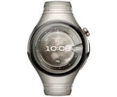 Huawei Huawei Watch 5 46mm Smartwatch - Zilver Titanium Band