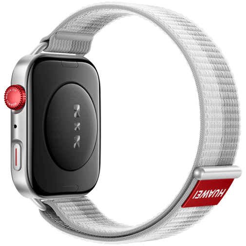 Huawei Huawei Watch Fit 4 Smartwatch - Zilver met Grijze Nylon Band