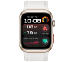 Huawei Huawei Watch D2 Smartwatch - Goud met Witte Band
