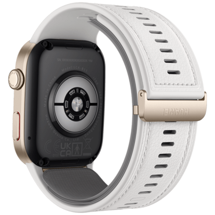 Huawei Huawei Watch D2 Smartwatch - Goud met Witte Band