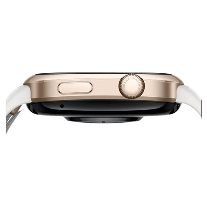 Huawei Huawei Watch D2 Smartwatch - Goud met Witte Band