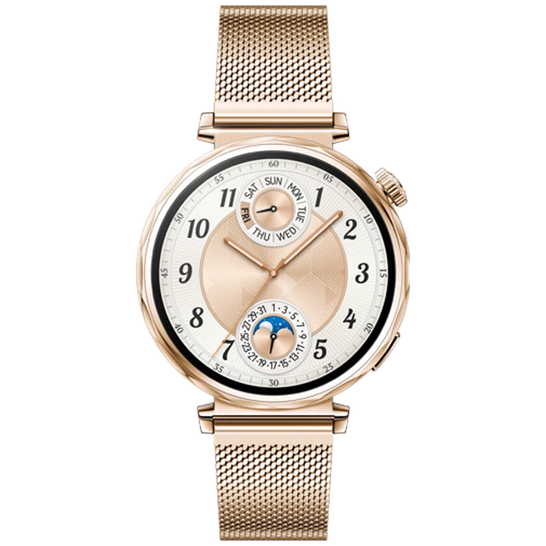 Huawei Huawei Watch GT 5 41mm Smartwatch - Goud met Milanese Band