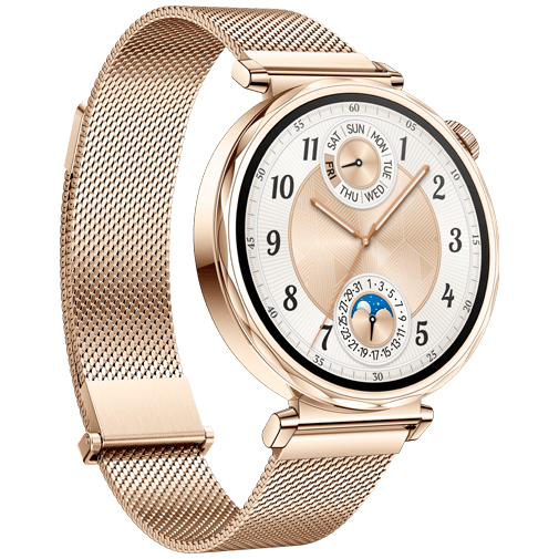 Huawei Huawei Watch GT 5 41mm Smartwatch - Goud met Milanese Band