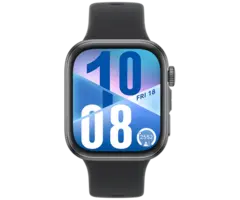 Huawei Huawei Watch Fit 4 Smartwatch - Grijs met Zwarte Rubberen Band