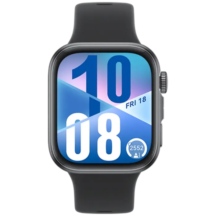 Huawei Huawei Watch Fit 4 Smartwatch - Grijs met Zwarte Rubberen Band