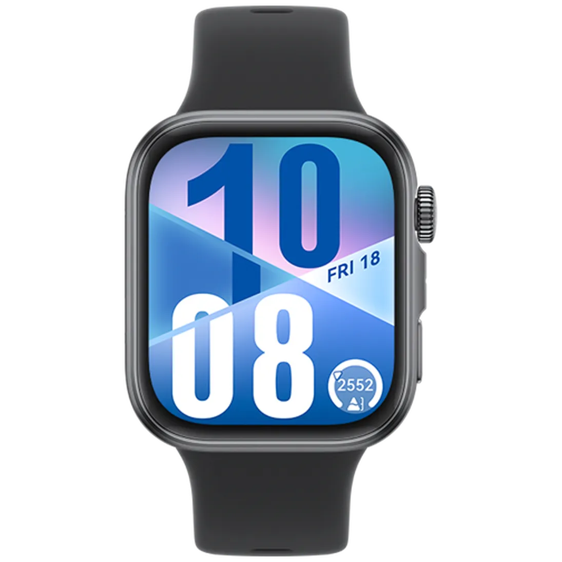 Huawei Huawei Watch Fit 4 Smartwatch - Grijs met Zwarte Rubberen Band