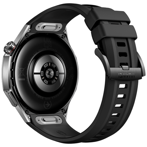 Huawei Huawei Watch GT 5 Pro 46mm Smartwatch - Zwart (Rubberen Band)