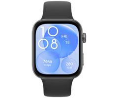 Huawei Huawei Watch Fit 3 Smartwatch - Zwart met Siliconenband