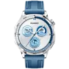 Huawei Huawei Watch GT 5 46mm Smartwatch - Zilver met Blauwe Textiel Band