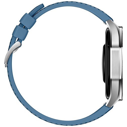 Huawei Huawei Watch GT 5 46mm Smartwatch - Zilver met Blauwe Textiel Band