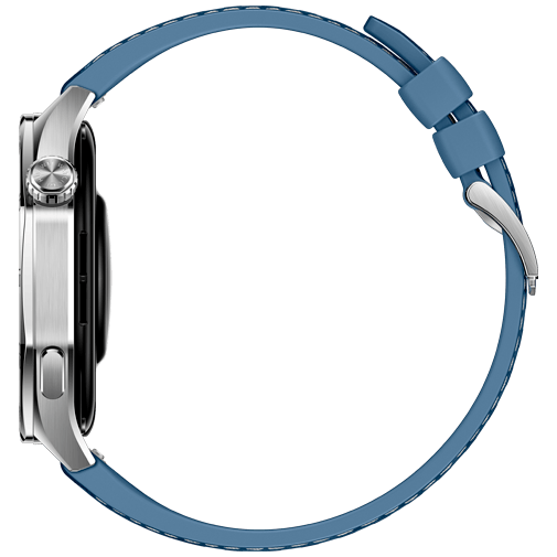 Huawei Huawei Watch GT 5 46mm Smartwatch - Zilver met Blauwe Textiel Band