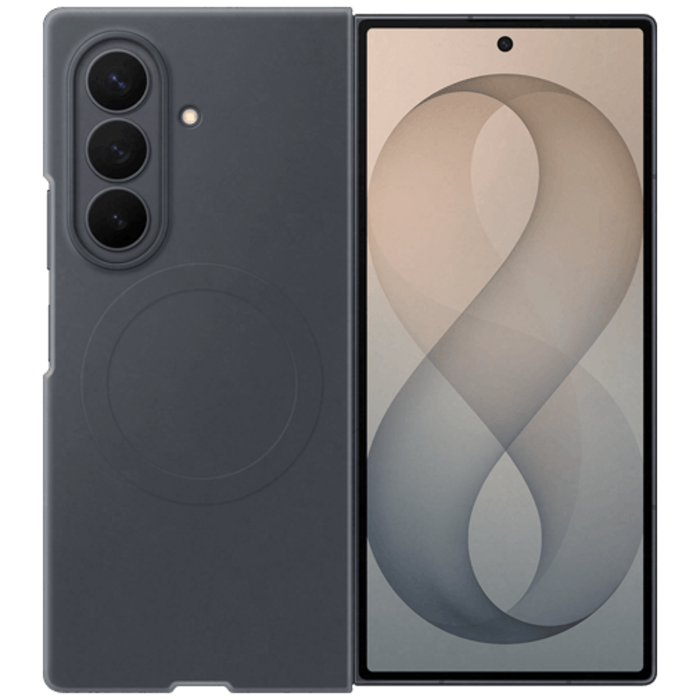 Samsung Samsung Siliconen Back Cover Zwart Magnetisch - Galaxy Z Fold 8 Ultra