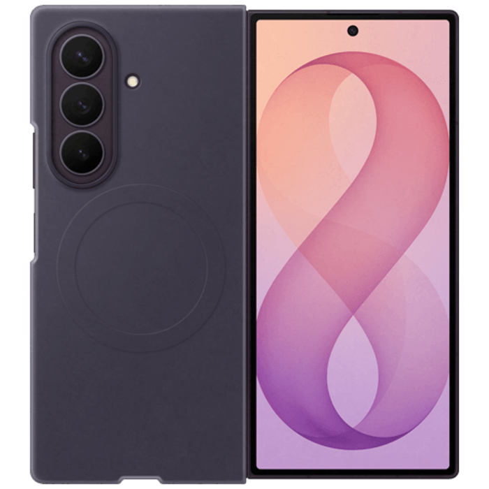Samsung Samsung Siliconen Magnetische Back Cover Paars voor Galaxy Z Fold8 Ultra