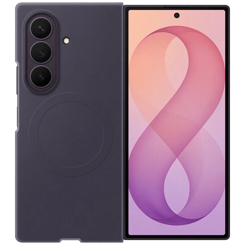 Samsung Samsung Siliconen Magnetische Back Cover Paars voor Galaxy Z Fold8 Ultra