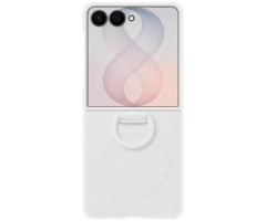 Samsung Samsung Siliconen Back Cover met Ring Wit voor Galaxy Z Flip 8