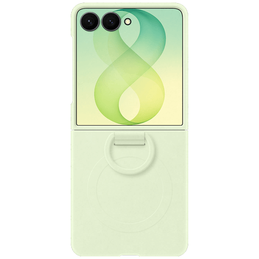 Samsung Samsung Siliconen Back Cover met Ring Groen - Galaxy Z Flip 8