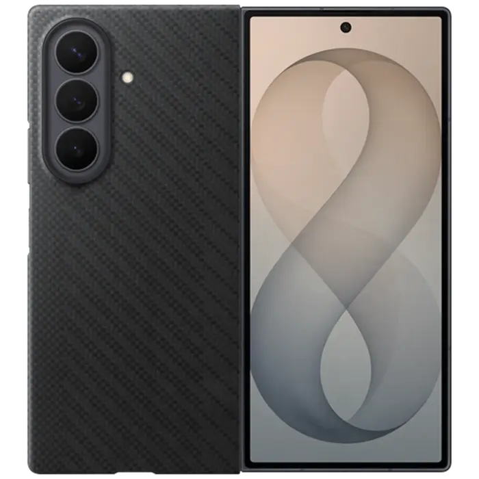 Samsung Samsung Carbon Back Cover Zwart Magnetisch (Galaxy Z Fold 8 Ultra)
