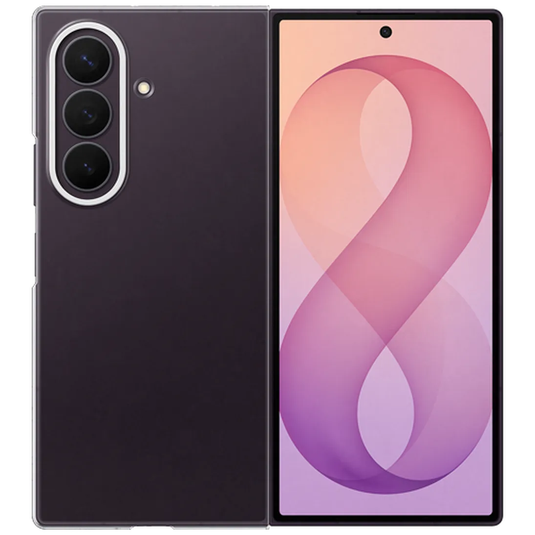 Samsung Samsung Transparante Back Cover voor Galaxy Z Fold 8 Ultra