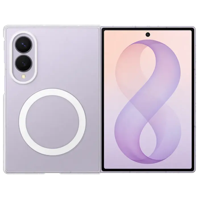 Samsung Samsung Back Cover Transparant Magnetisch voor Galaxy Z Fold 8