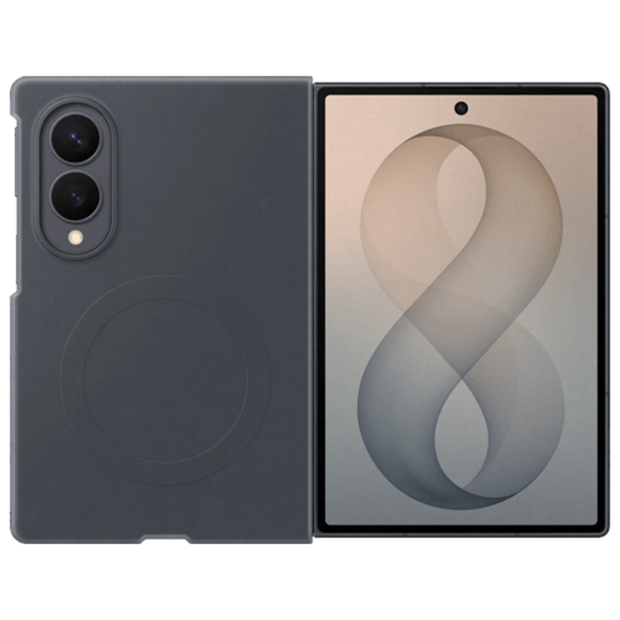 Samsung Samsung Galaxy Z Fold 8 Siliconen Back Cover Magnetisch - Zwart