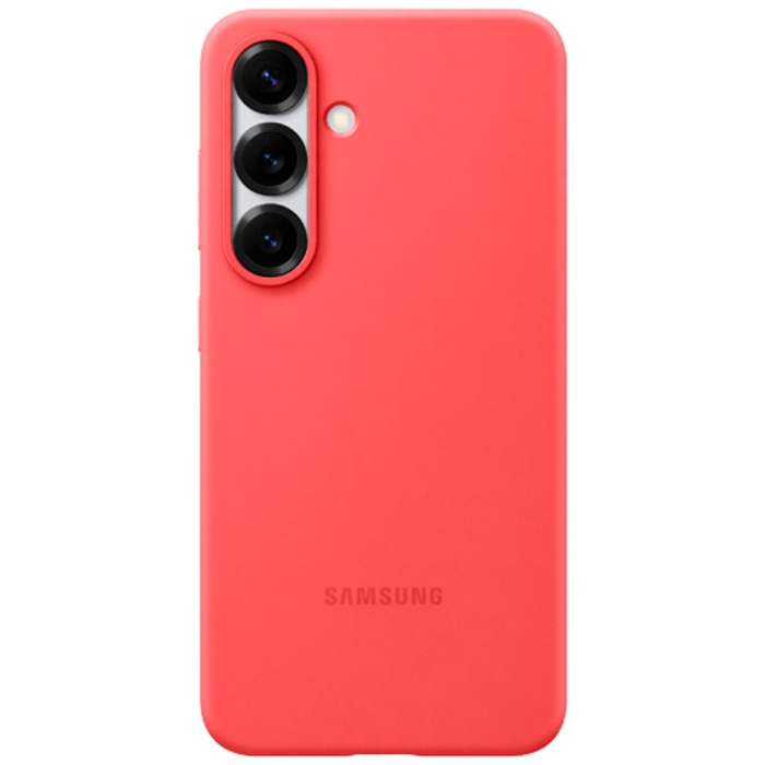 Samsung Samsung Siliconen Back Cover Rood - Galaxy S25