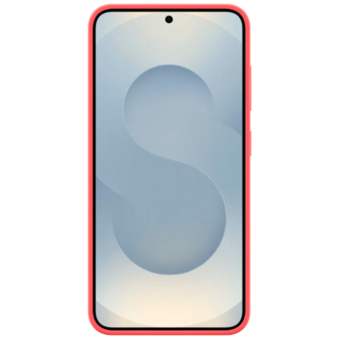 Samsung Samsung Siliconen Back Cover Rood - Galaxy S25