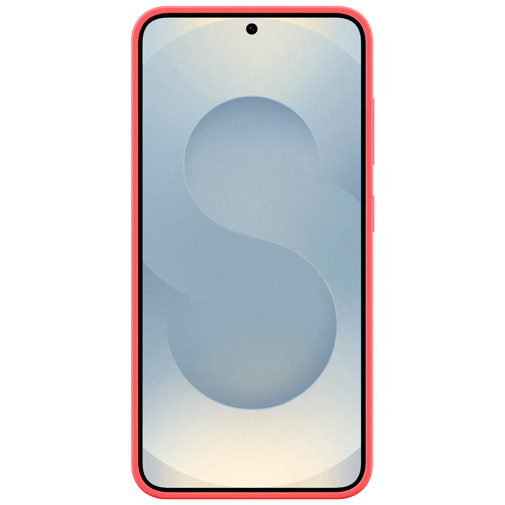 Samsung Samsung Siliconen Back Cover Rood - Galaxy S25