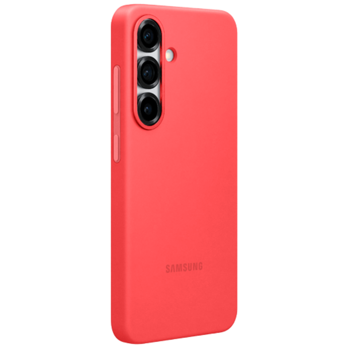 Samsung Samsung Siliconen Back Cover Rood - Galaxy S25