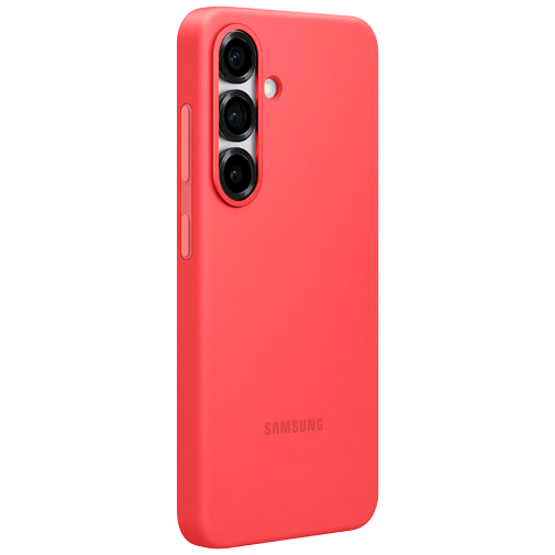 Samsung Samsung Siliconen Back Cover Rood - Galaxy S25