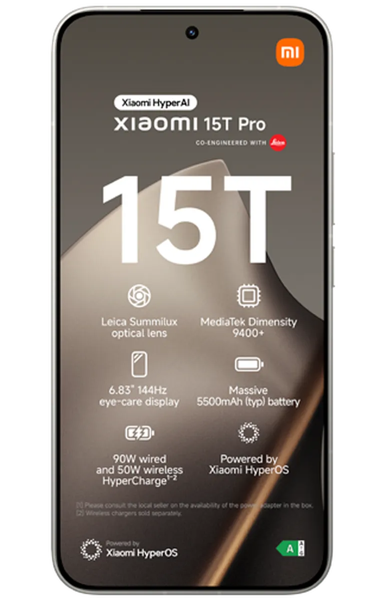 Xiaomi Xiaomi 15T Pro 12GB/256GB Grijs