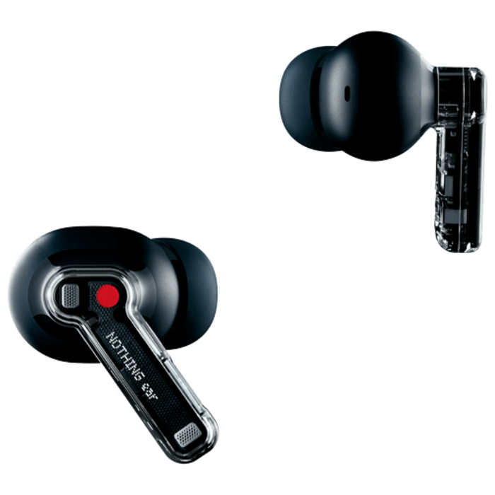 Nothing Nothing Ear Zwart - Premium Draadloze Oordopjes met ANC