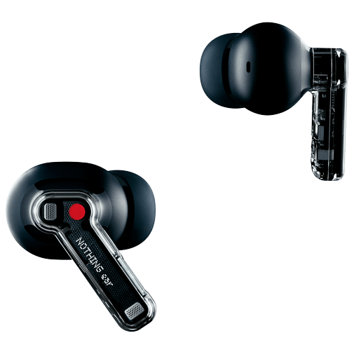 Nothing Nothing Ear Zwart - Premium Draadloze Oordopjes met ANC