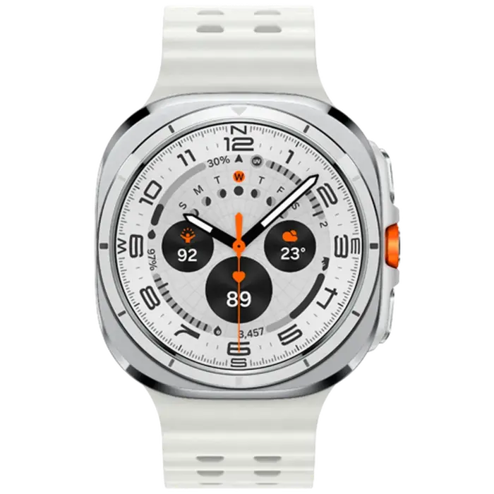 Samsung Samsung Galaxy Watch Ultra LTE 47mm - Titanium Wit (Witte Band)