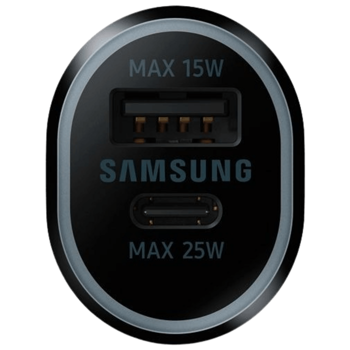 Samsung Samsung EP-L4020 Dual Autolader 40W (25W USB-C + 15W) - Zwart