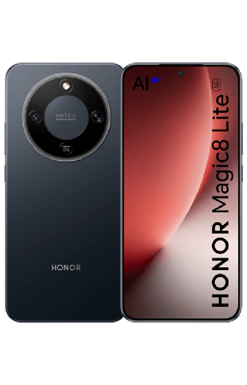 Honor Honor Magic8 Lite 512GB Zwart - Smartphone met 7500 mAh Accu