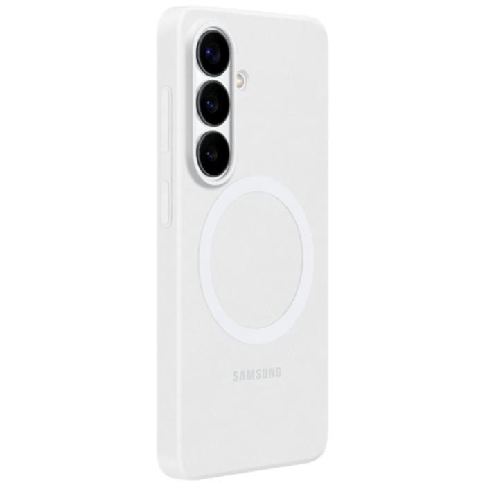 Samsung Samsung Galaxy S26+ Siliconen Back Cover Magnetisch - Wit