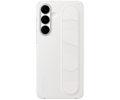 Samsung Samsung Galaxy S25 FE Standing Grip Siliconen Back Cover Wit