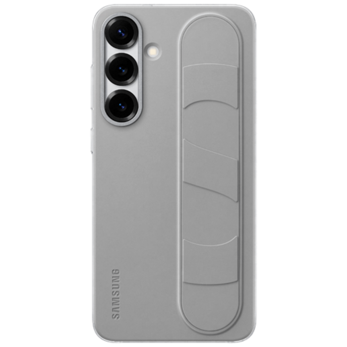 Samsung Samsung Standing Grip Siliconen Back Cover Grijs (Galaxy S25+)