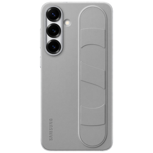 Samsung Samsung Standing Grip Siliconen Back Cover Grijs (Galaxy S25+)