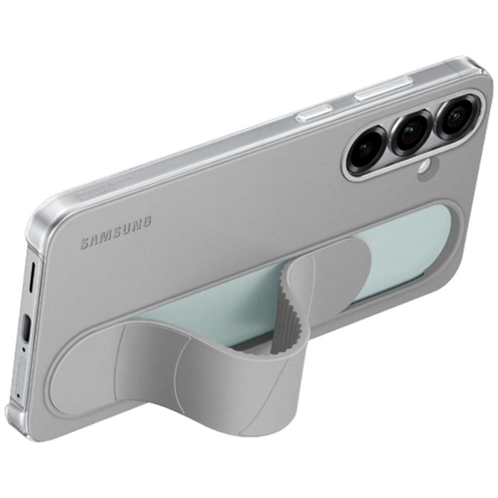 Samsung Samsung Standing Grip Siliconen Back Cover Grijs (Galaxy S25+)