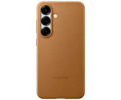Samsung Samsung Galaxy S25 Kindsuit PU-leder Back Cover - Camel
