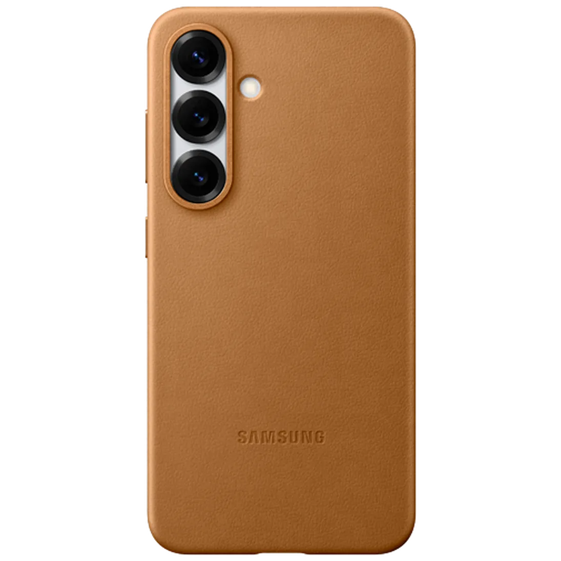 Samsung Samsung Galaxy S25 Kindsuit PU-leder Back Cover - Camel