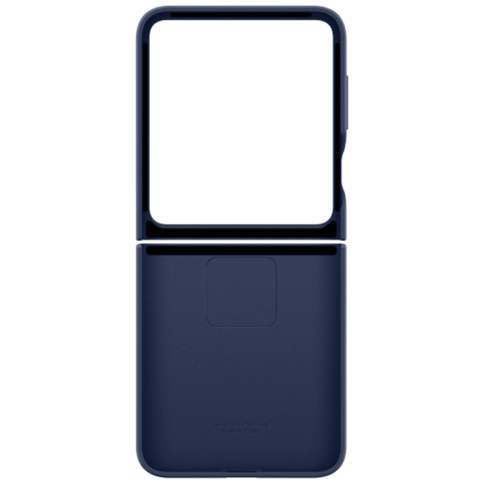 Samsung Samsung Siliconen Back Cover met Ring Donkerblauw (Galaxy Z Flip 6 / Flip 7 FE)