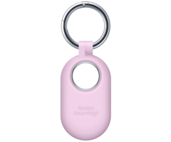 Samsung Samsung Galaxy SmartTag 2 Siliconen Case met Sleutelring - Paars