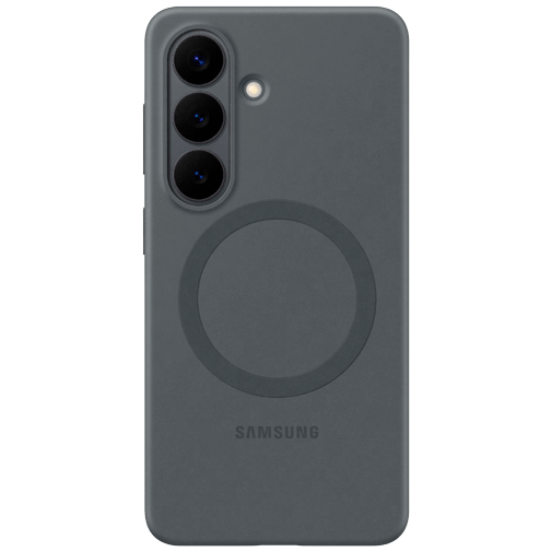 Samsung Samsung Galaxy S26 Siliconen Back Cover - Zwart (Magnetisch)