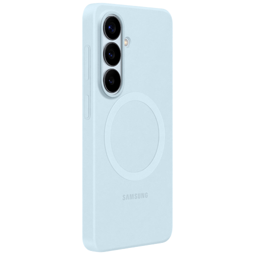 Samsung Samsung Galaxy S26+ Siliconen Back Cover - Lichtblauw (Magnetisch)
